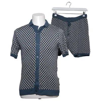 Ensemble (Bleu, Blanc) de Threadbare Polyamide, Viscose