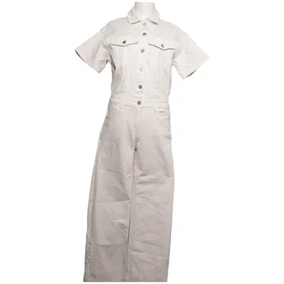 Jumpsuit (Beige) van Redial Katoen, Elastaan