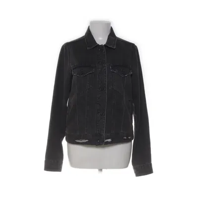 Spijkerjas (Grijs) van Mango Denim Katoen