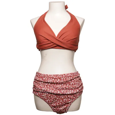Bikini (Rood, Wit) van Cupshe Elastaan, Polyamide, Polyester