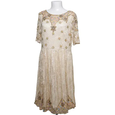Klänning (Beige, Flerfärgad) från Frock and Frill Polyamid, Polyester, Viskos