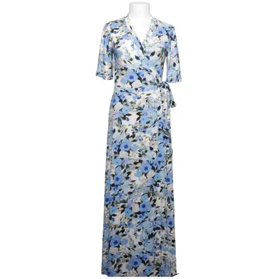 Slå-om-kjole (Blå, Hvid, Flerfarvet) fra Pure Female Elastan, Viscose