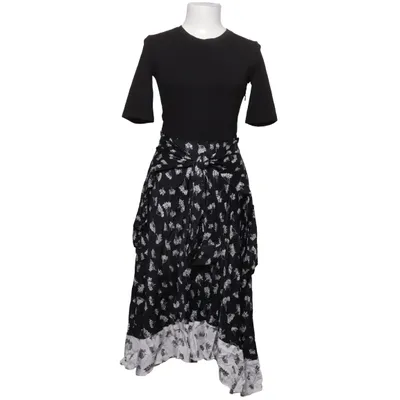 Dress (Black, White) from Maje Cotton, Elastane, Viscose