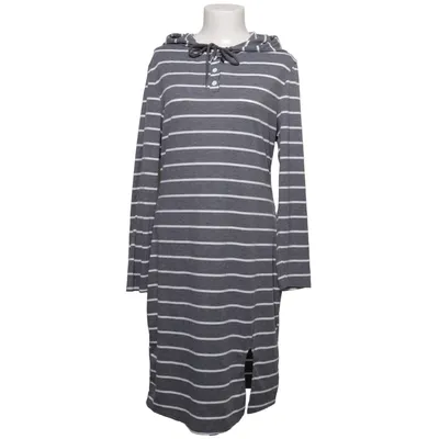 Hood dress (Gray, White) from Shein Curve Elastane, Polyester