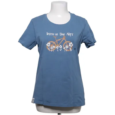 T-shirt (Blauw) van 1803 Katoen, Elastaan
