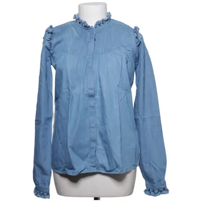 Denim blouse (ANNABELLE) van Les Coyotes de Paris Katoen, Tencel