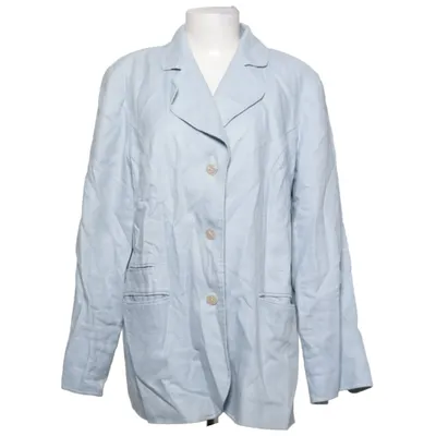 Blazer (Blauw) van Emilia Lay Acetaat, Linnen