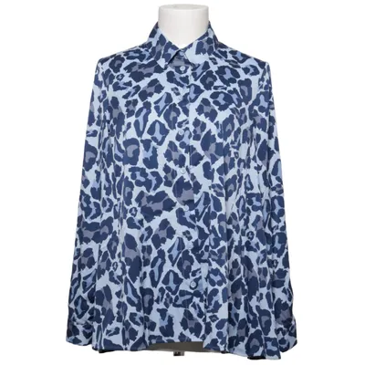 Bluse (Blau, Grau, Mehrfarbig) von Steffen Schraut Elasthan, Polyester