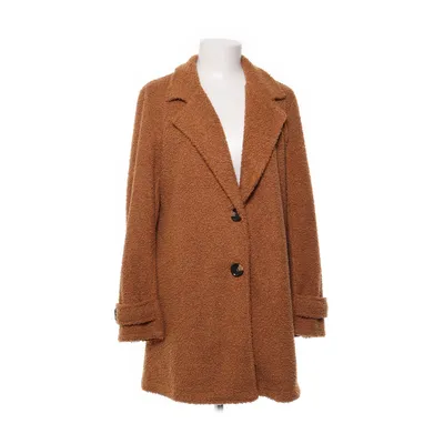 Coat (Brown) from New Collection Elastane, Polyester