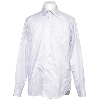 Shirt (Wit, Blauw) van Oscar Katoen