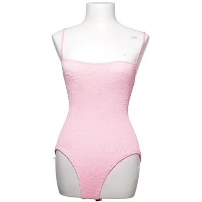 Maillot de bain une pièce (Rose) de Hunza G Élasthane, Polyamide