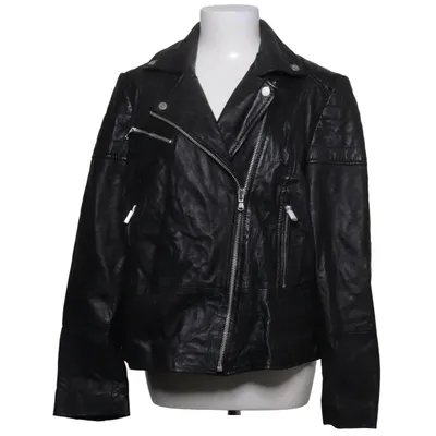 Veste de motard (Noir) de Barneys Originals Cuir, Polyester