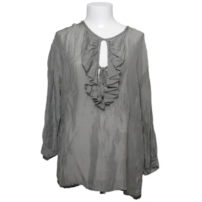 Blouse (Grijs) van Susy Mix Linnen, Viscose