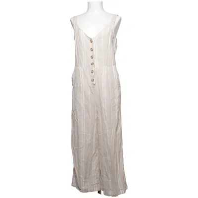 Overalls (Beige, Hvid) fra Lindex Bomuld, Linned