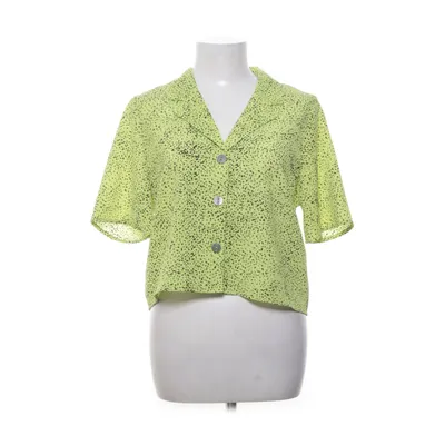 Short sleeve shirt (Yellow, Black) from Noisy May Elastane, Polyester