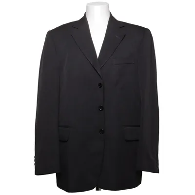 Blazer (Black) from A. Collezioni Cotton, Polyester