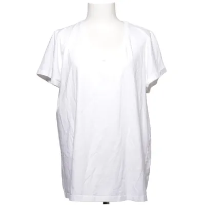 T-shirt (Vit) från Us Basic Bomull, Elastan