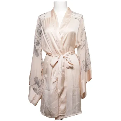 Morgenmantel (Beige, Schwarz) von Noir by Hunkemöller Polyester