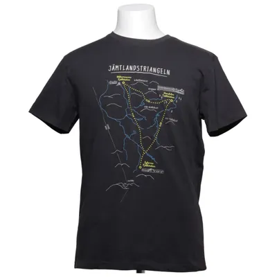 T-shirt (Svart, Flerfärgad) från Svenska Turistföreningen Ekologisk bomull