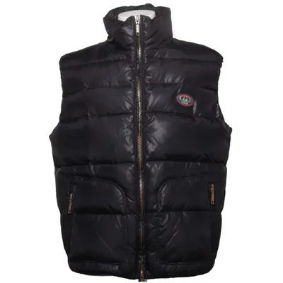 Down vest (Black) from Maul Down, Feather, Polyamide, Polyester