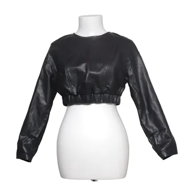 Bikerjakke (Sort) fra Zara Polyurethan