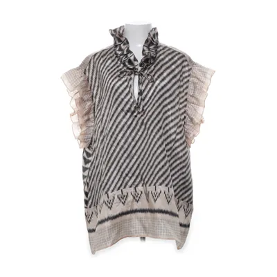 Tunika (Beige, Sort) fra Joseph CPH Genanvendt polyester