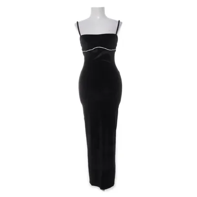 Maxi jurk (Zwart, Zilver) van ASOS Design Elastaan, Polyester