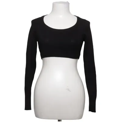 Crop top (Zwart) van Mango Casual Sportswear Polyamide, Viscose
