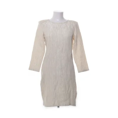 Jurk (Beige) van Gina Tricot Katoen, Elastaan, Metallvezel, Polyester, Viscose