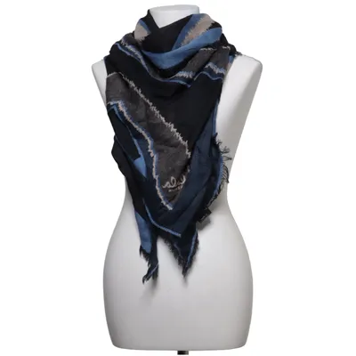 Scarf (Blue, Black, Beige) from Lala Berlin Acrylic, Cotton, Modal, Mohair, Polyamide, Viscose, Wool