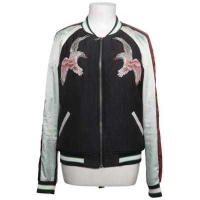 Bomber jacket (Black, Multicolored) from Maison Scotch Acrylic, Elastane, Polyester
