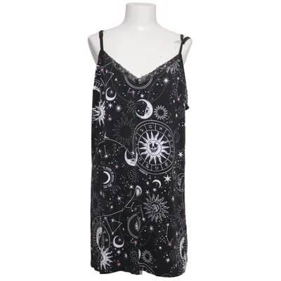 Nightgown (Black, White) from Killstar Elastane, Modal