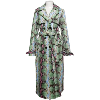 Trench-coat (Vert, Rose, Bleu) de Nasty Gal Polyester, Polyuréthane