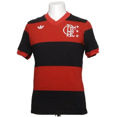 Fodboldtrøje (Rød, Sort) fra Adidas Bomuld