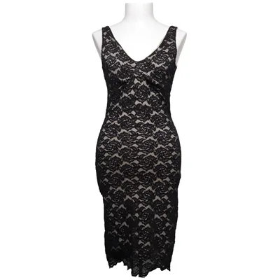 Cocktailklänning (Svart, Beige) från Côté Femme Polyamid, Polyester