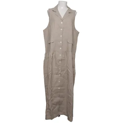 Shirt dress (Beige) from Eddie Bauer Linen