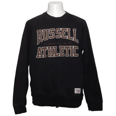 Sweatshirt (Sort) fra Russell Athletic Bomuld, Polyester