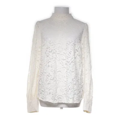 Bluse (Hvid) fra H&M Bomuld, Lyocell, Polyamid, Polyester, Viscose