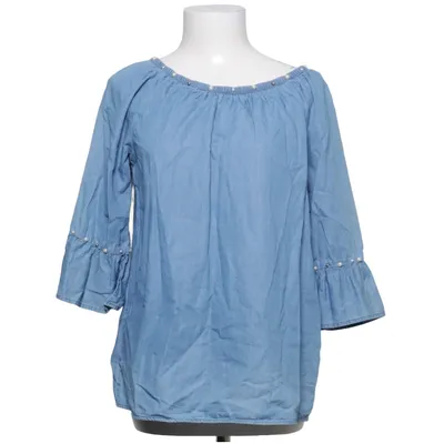 Blouse (Blue) from Laura Torelli Cotton, Lyocell