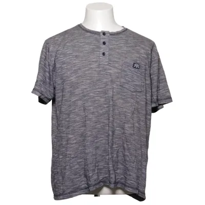 Henley shirt (Grijs, Blauw) van VanVaan Katoen