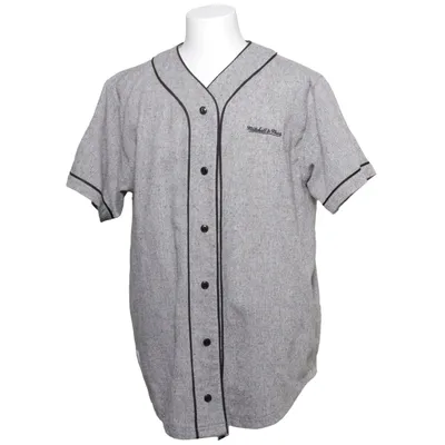 Baseball T-shirt (Gray) from Mitchell & Ness Polyester, Wool