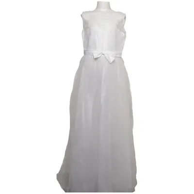 Brudnäbbsklänning (Vit) från NNJXD Bomull, Polyester