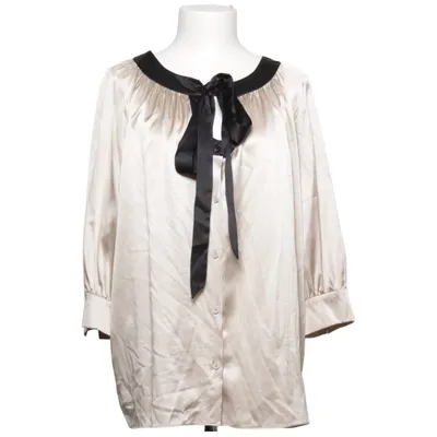 Blouse (Beige, Zwart) van Steffen Schraut Elastaan, Zijde