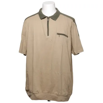 Pikétröja (Beige, Grön) från Roger Kent Bomull, Polyester