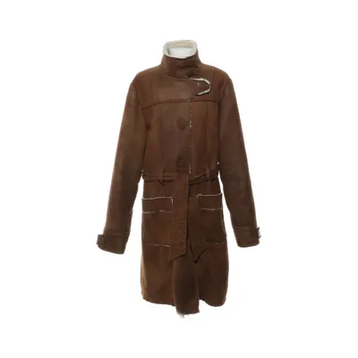 Shearling jacket (Brown) from Zara Kids Acrylic, Polyester