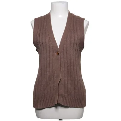 Gilet (Marron) de Cecilia Classics Acrylique, Coton