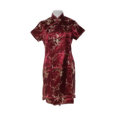Cheongsam (Klänning Mini ) från Tang Dynesty Costume Viskos, Silke