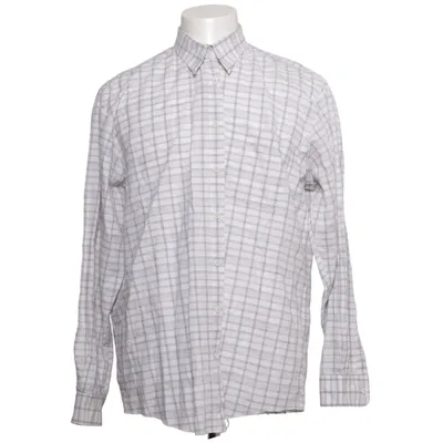 Chemise (Blanc, Gris) de Hatico Coton, Lin, Viscose