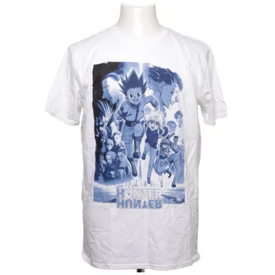 T-shirt (Wit, Blauw) van Difuzed Katoen