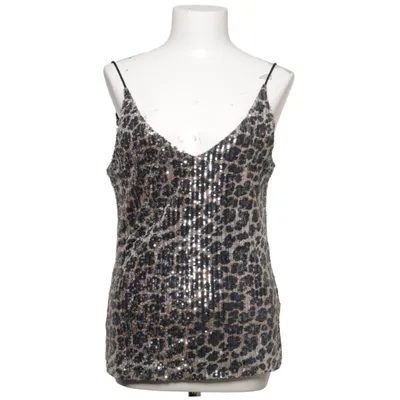 Tank Top (Black, Brown) from Voyelles Elastane, Polyester